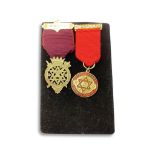 TWO IRISH MASONIC MEDALS