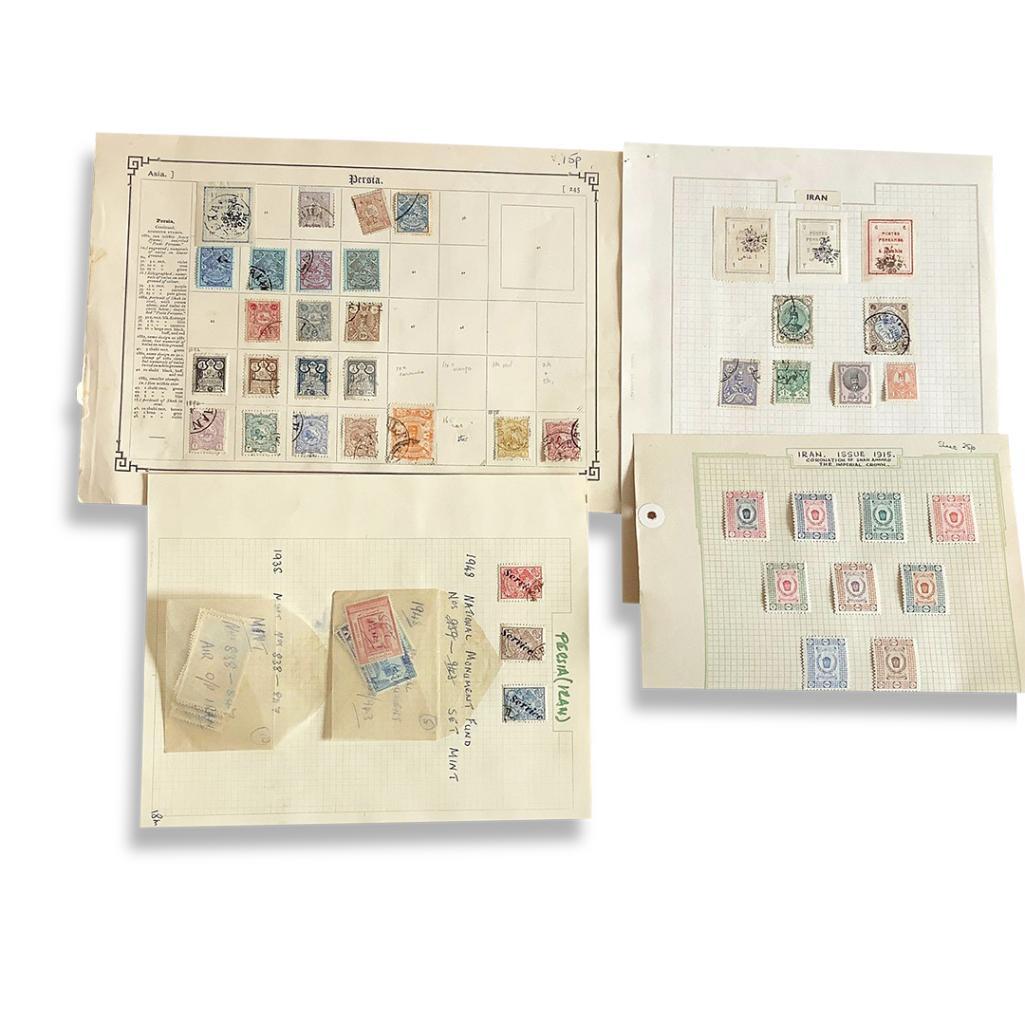 COLLECTION OF IRANIAN FIRST DAY COVERS AND LOOSE LEAVES - Image 2 of 7