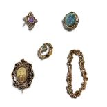 SELECTION OF VICTORIAN AND OTHER JEWELLERY