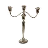 PLAIN SILVER CANDELABRA