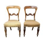 PAIR OF VICTORIAN DINING CHAIRS