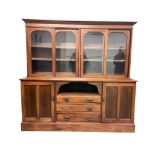 VICTORIAN MAHOGANY LIBRARY BOOKCASE