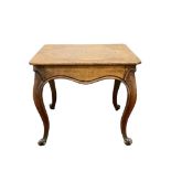 VICTORIAN CARVED MAHOGANY OCCASIONAL TABLE