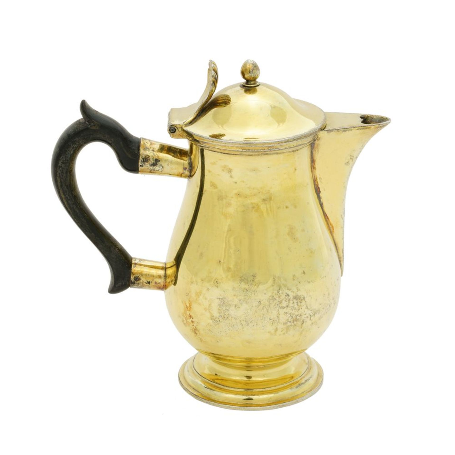 Silver-gilt coffee pot with a smooth body Russia, Saint Petersburg, 1806 (during [...]