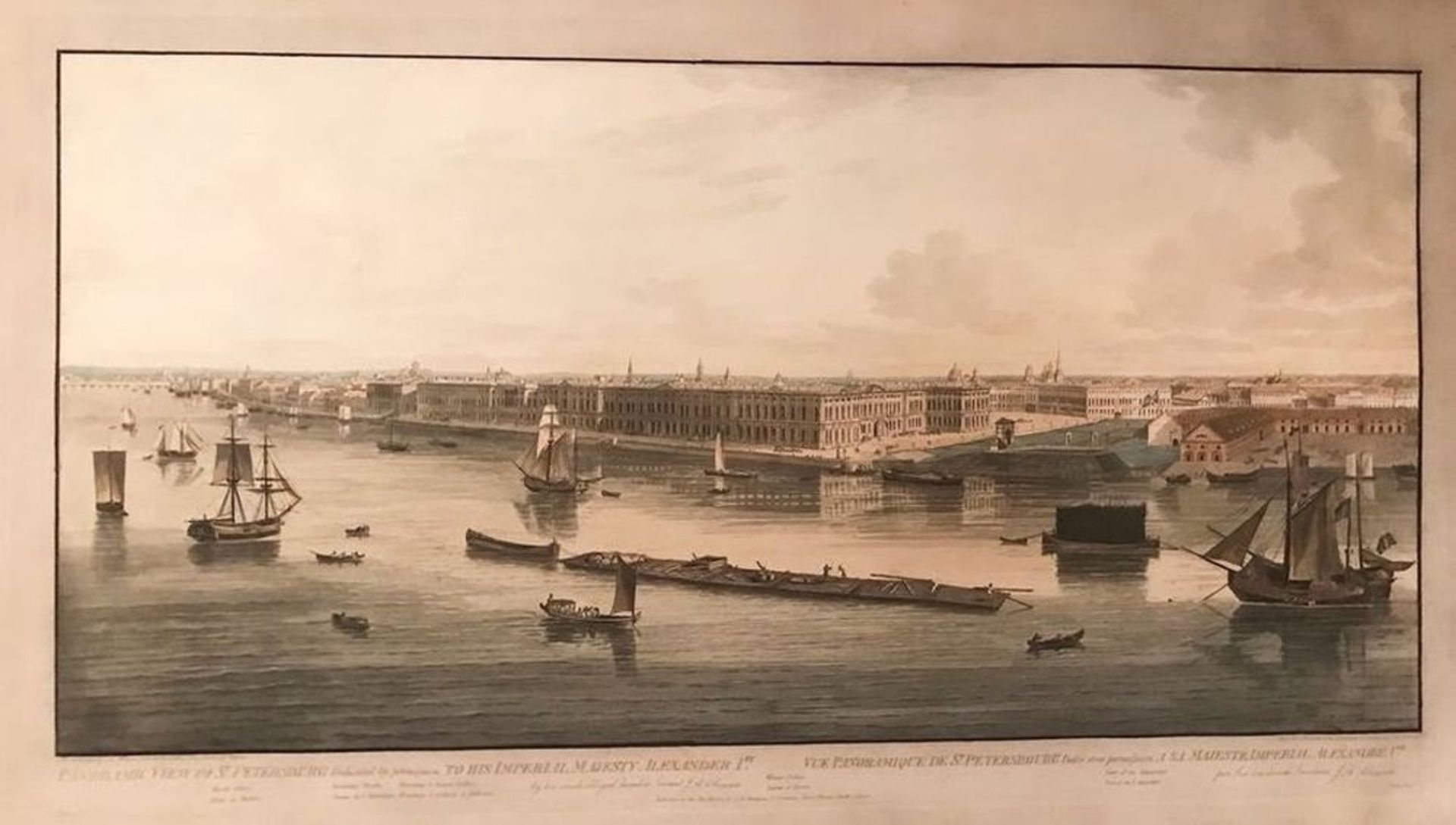 John Augustus Atkinson (1775-1811) - Panoramic view of St. Petersbourg View of St [...] - Bild 2 aus 4