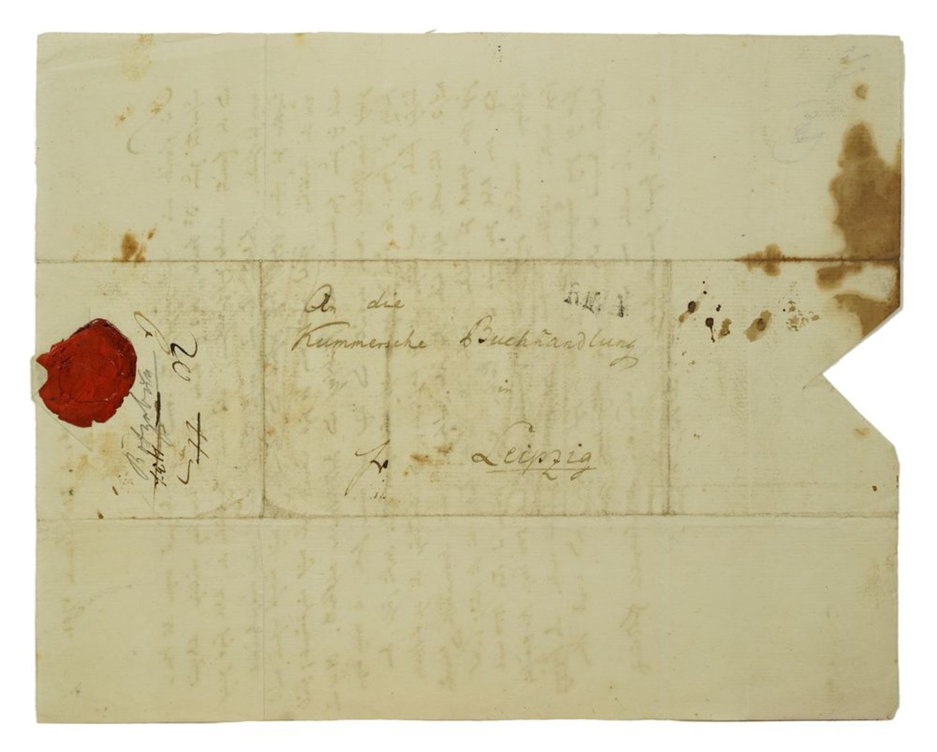 KOTZEBUE AUGUST (1761-1819), AUTOGRAPH A handwritten letter addressed to his [...] - Bild 2 aus 2