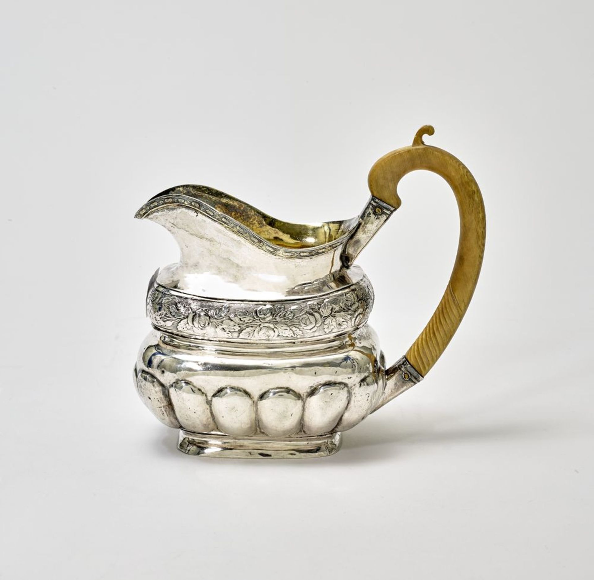 Silver-gilt milk jug Master Abraham Forstedt, Russia, Saint Petersburg, 1839 (during [...]