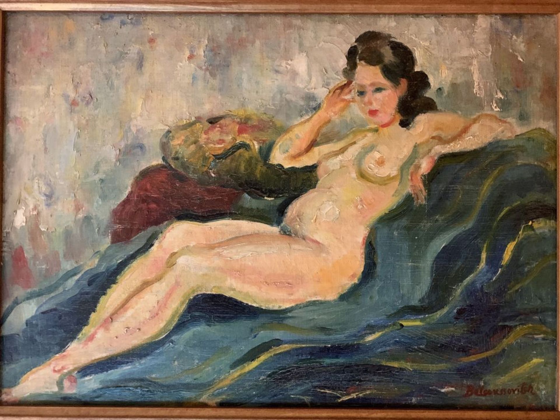 Belooussovitch Boris (1886 - 1987). - Reclining Nude signed 'Belloussovitch' [...] - Bild 2 aus 2