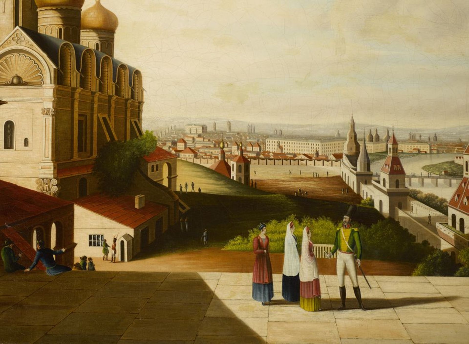 After Gérard de la Barthe (1730-1810), early XIX c. - View Of Moscow signed with [...] - Bild 2 aus 2