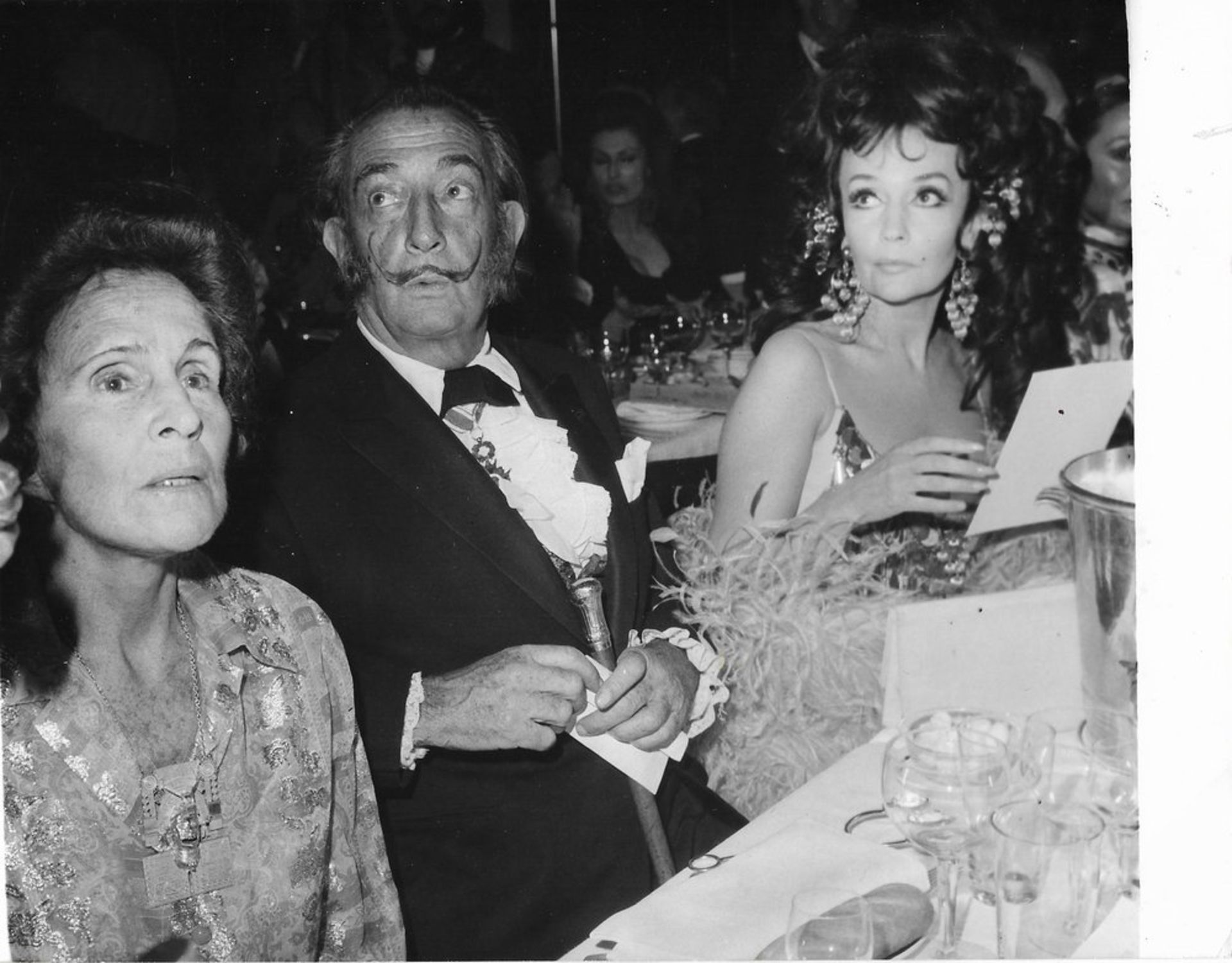 SALVADOR DALI. 1904-1989. Photograph Salvador Dalí with Gala and Ludmila Tcherina - [...]
