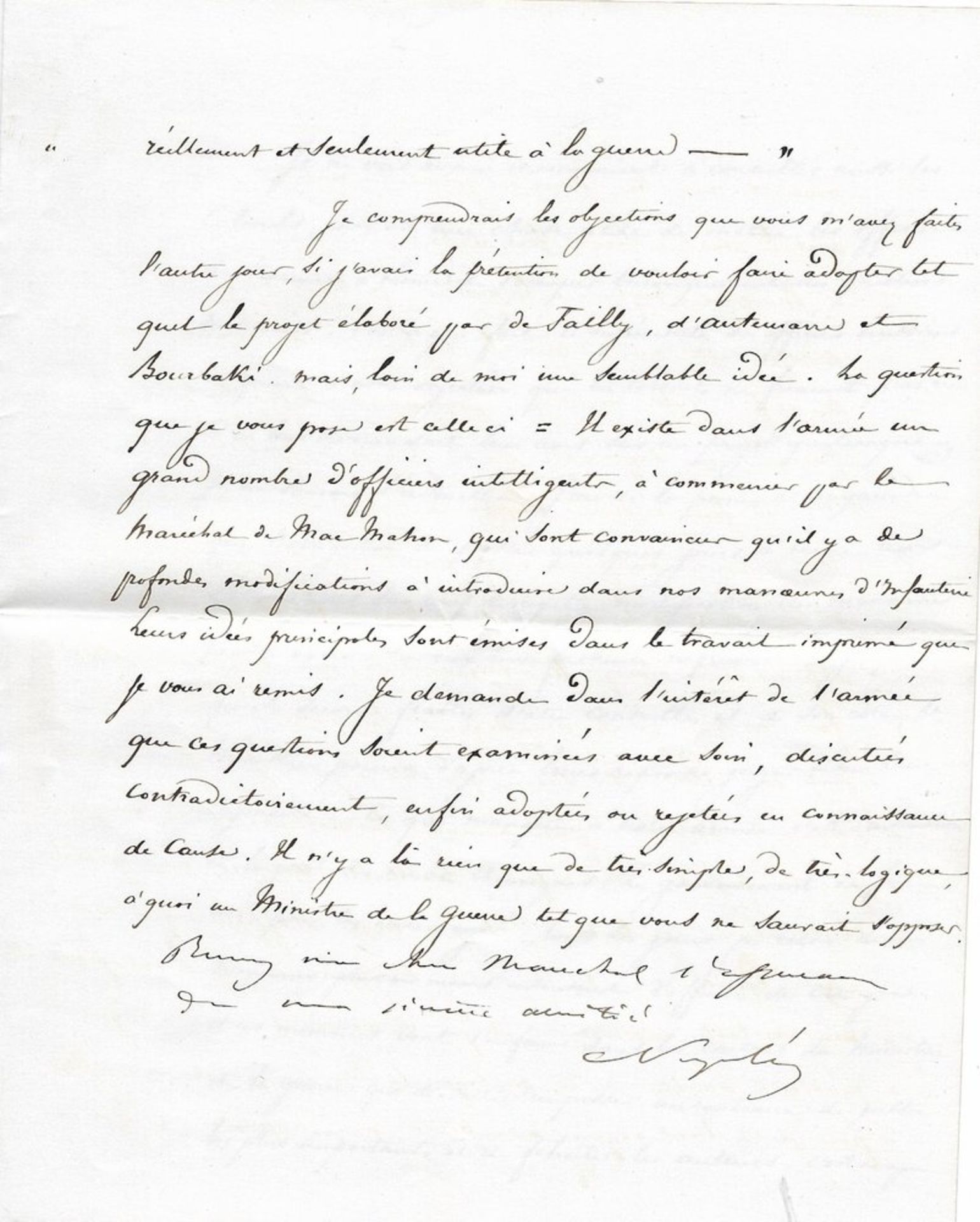 LOUIS-NAPOLEON III BONAPARTE. 1808-1876. Emperor. Letter signed - Letter signed with [...] - Bild 2 aus 3