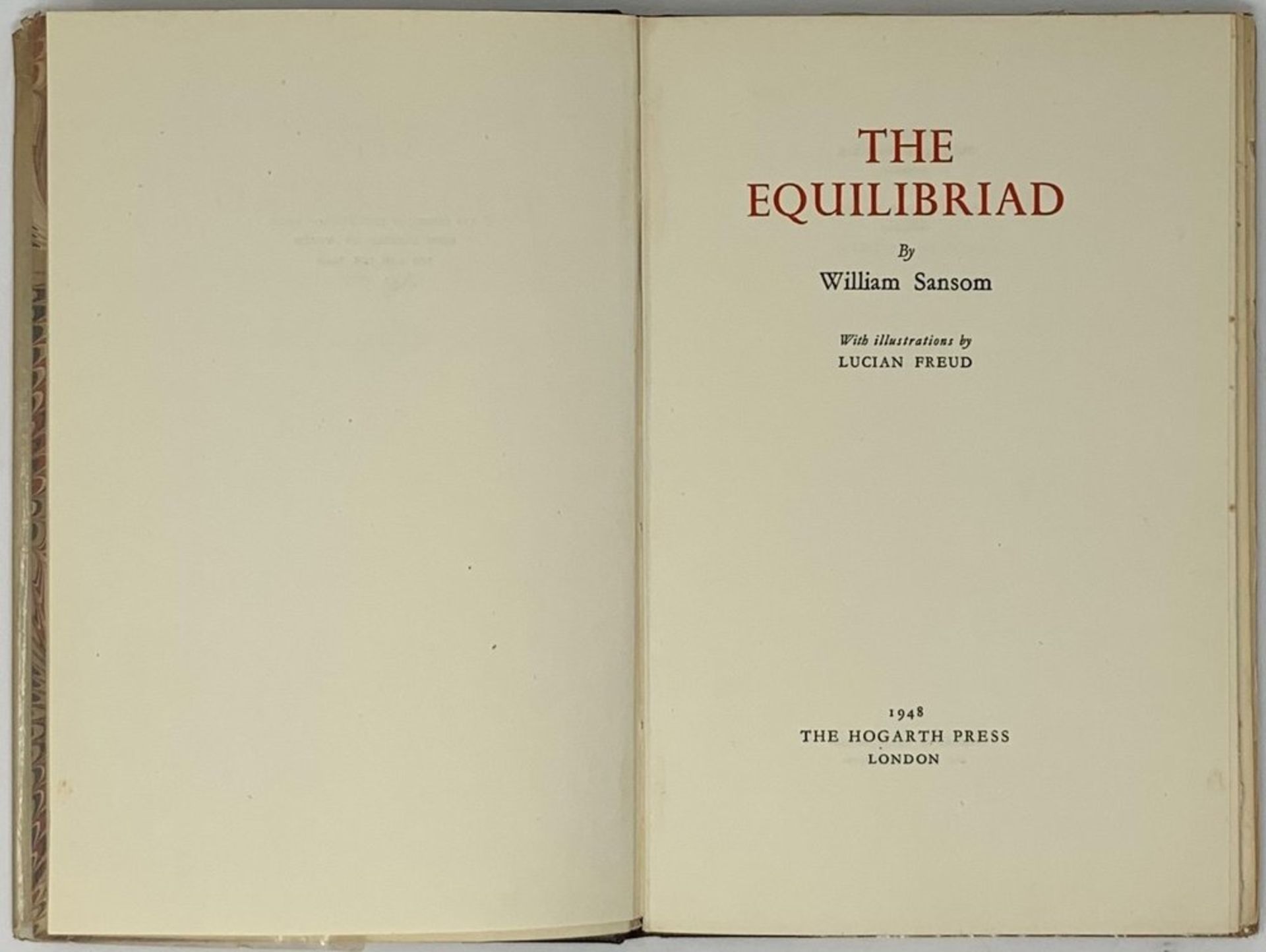 SANSOM WILLIAM (AUTHOR) FREUD LUCIEN (ILLUSTRATOR) The Equilibriad / William Sansom [...] - Bild 2 aus 4