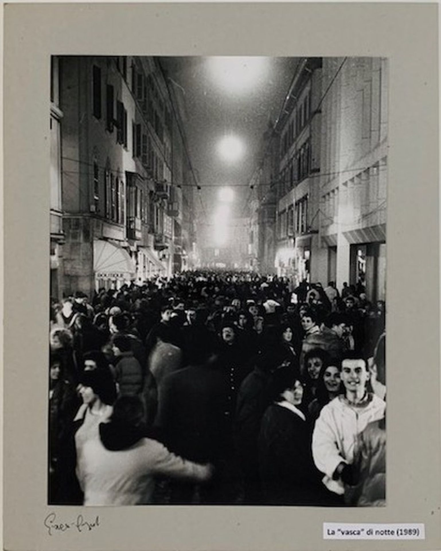 Giovanni Ferraguti (born 1939) Two photographs: Parma by day and night. 1989. 1) La [...] - Bild 2 aus 2