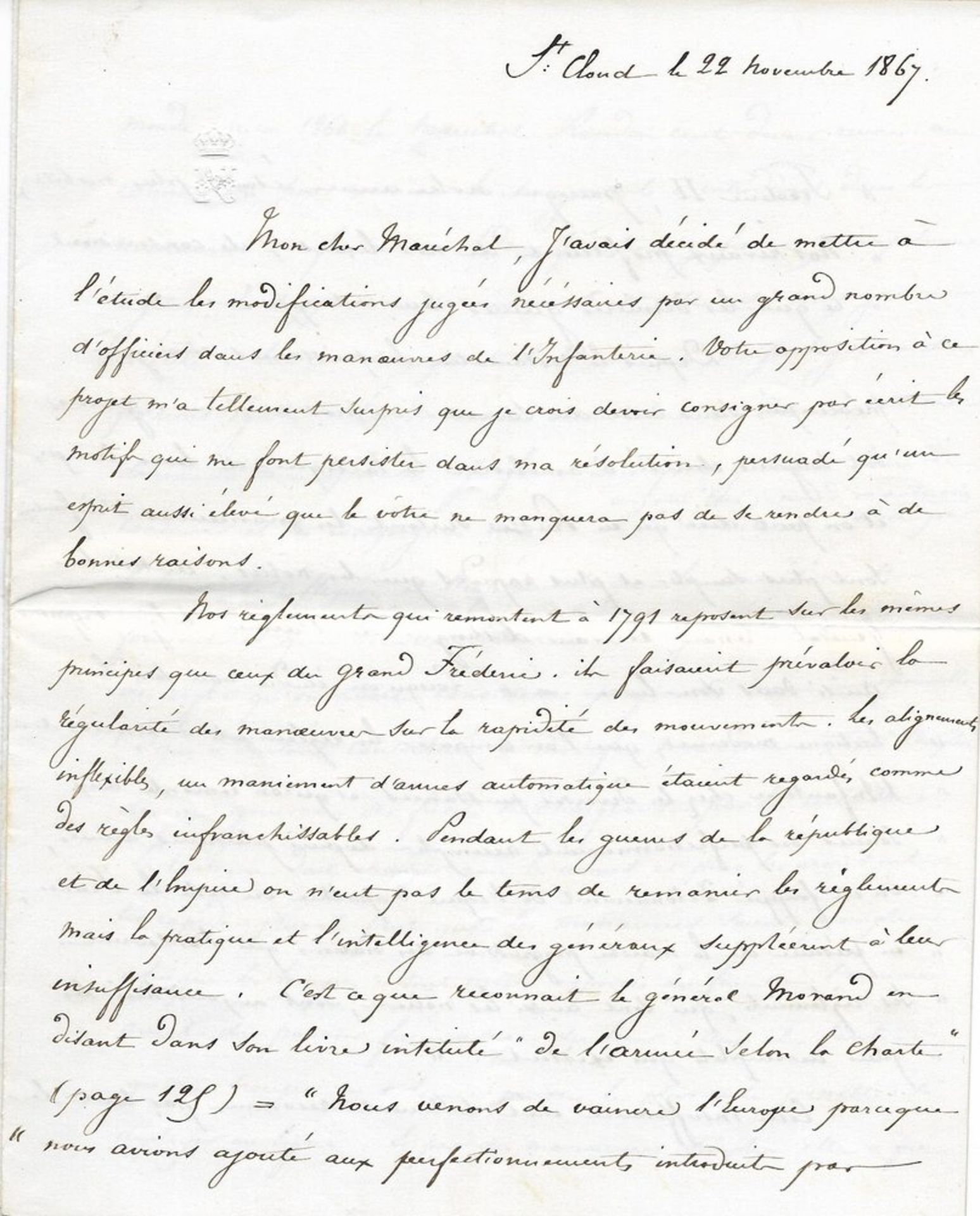 LOUIS-NAPOLEON III BONAPARTE. 1808-1876. Emperor. Letter signed - Letter signed with [...]