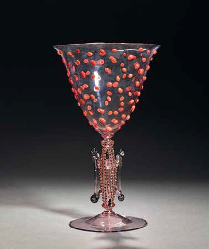 Handmade Murano (Venice) crystal vase - Handmade crystal vase by master glassmakers [...]