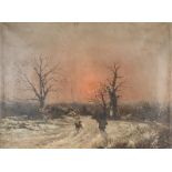 THÉOPHILE LOUIS DEYROLLE (1844-1923) Winter landscape - Signed ‘Th Deyrolle ‘ [...]