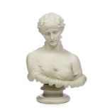 A COPELAND PARIAN BUST OF CLYTIE LATE 19TH CENTURY, IMPRESSED MARKS - After the [...]