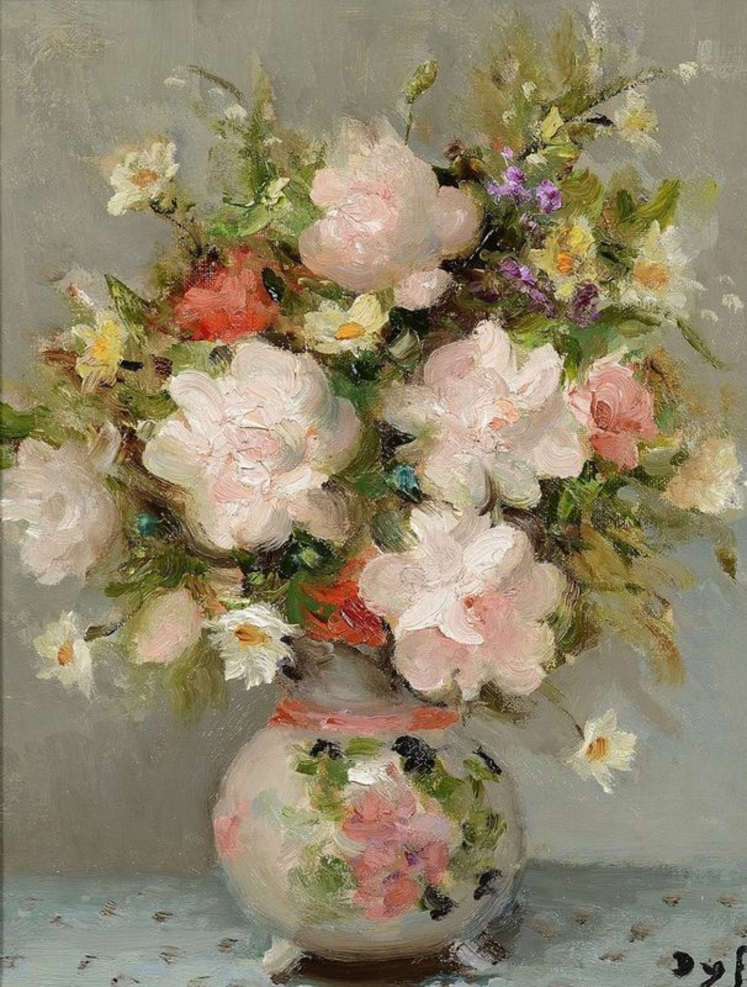 MARCEL DYF (French, 1899-1985) Still life with flowers - Signed lower right Oil [...]