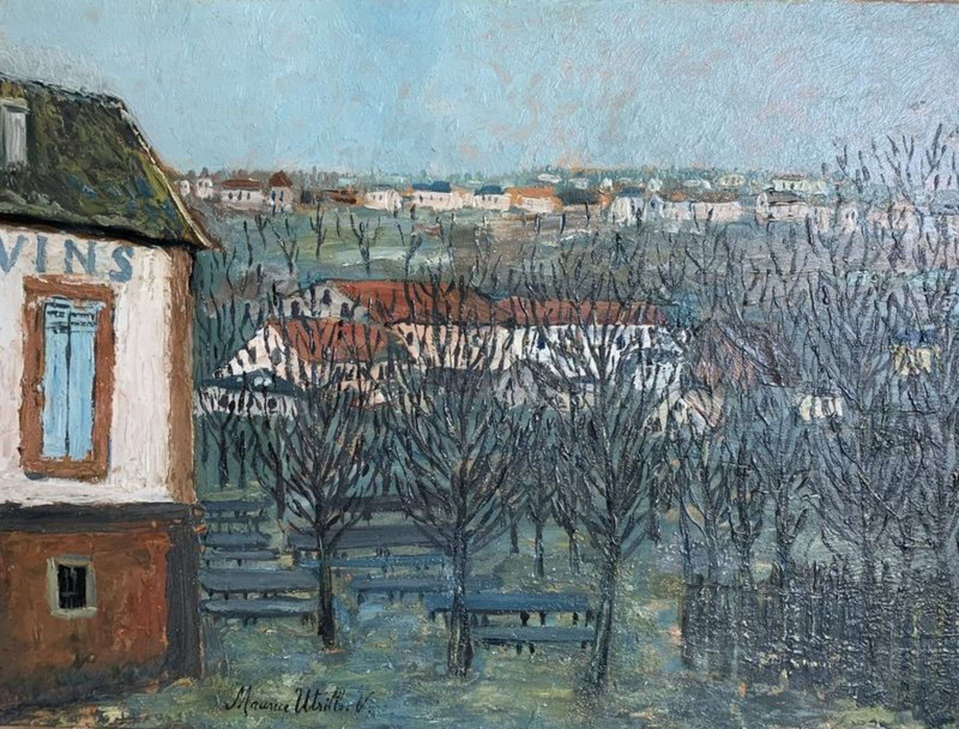 MAURICE UTRILLO (1883-1955) La Butte Pinson à Montmagny - Signed 'Maurice [...]
