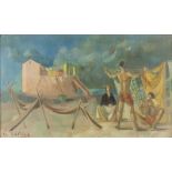 Peter Todd Mitchell (1929- 1988) Untitled (Mediterranean scene) - Signed ‘Peter [...]