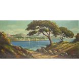 French School, XX century View of Cote d’Azur - Indistinctly signed 'Martel' [...]