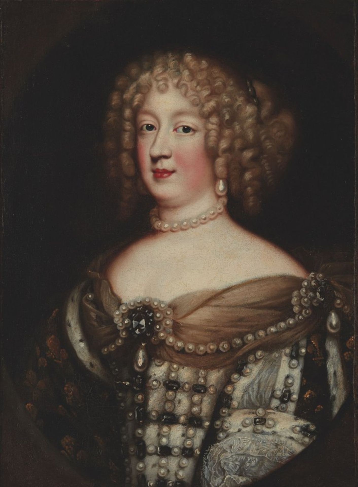 JEAN NOCRET (1615-1672), ATTRIBUTED TO Marie Therese, Queen of France Oil on [...]