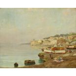 Carlo BRANCACCIO (1861-1920) View of Naples - Signed and inscribed 'C Brancaccio [...]