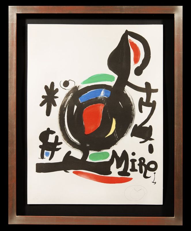 JOAN MIRÓ (1893 - 1983) Abstract - Signed with a monogram in Pencil ‘M’ [...] - Bild 2 aus 2