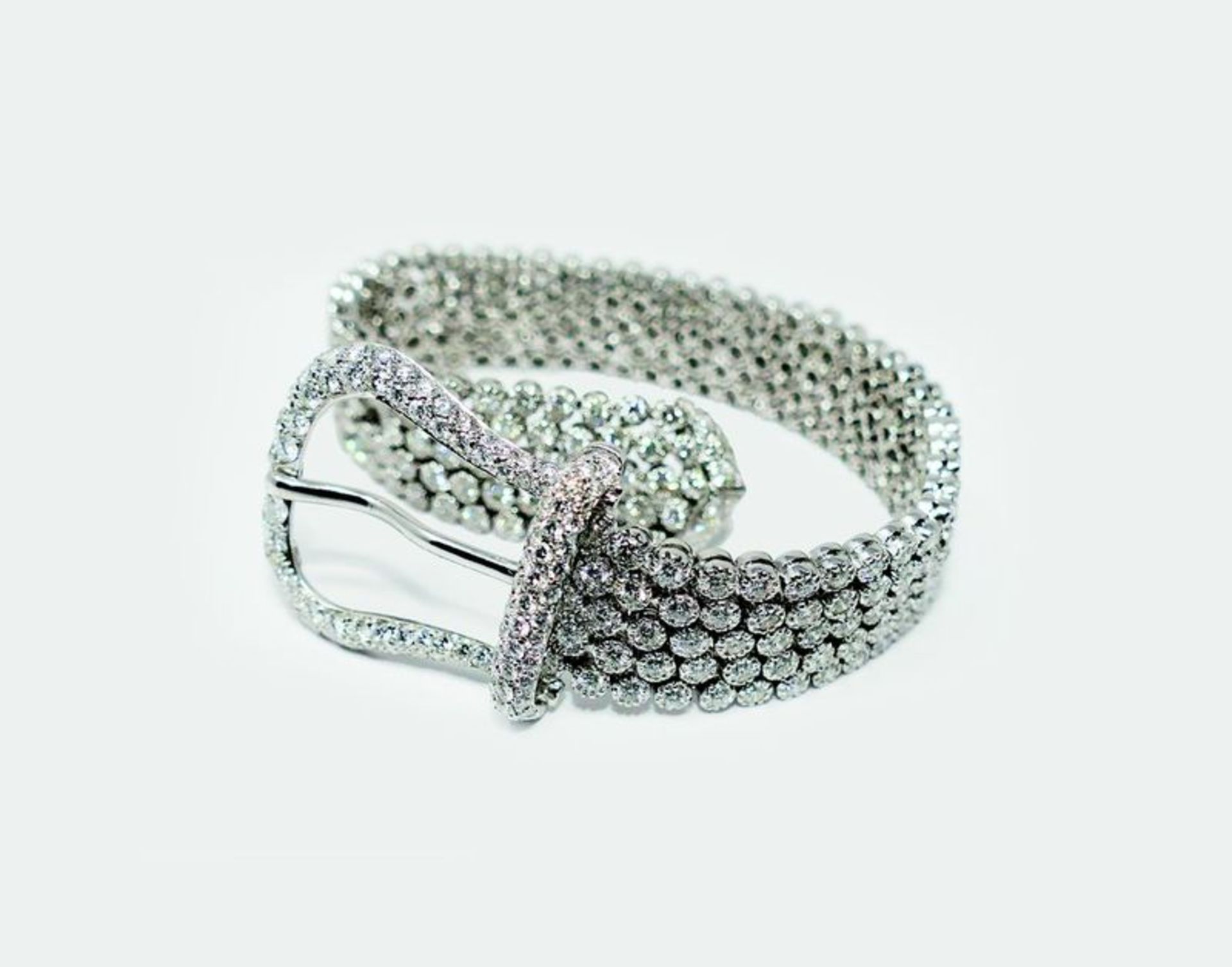 ELEGANT 25 CT BRACELET WITH DIAMONDS - 25ct, Valenza manufacturing (Italy) White [...] - Bild 3 aus 4