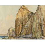 ROBERT ANTOINE PINCHON (1886-1943) Falaises a Varengeville - Signed lower right [...]