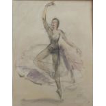 Jean Toth (1899-1972) Ballet dancers (4 watercolours) - Signed (lower left or lower [...]