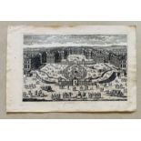 Pierre Aveline (1656-1722) View of Versailles - Etching End of XVII century - [...]