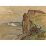 ROBERT ANTOINE PINCHON (1886-1943) Falaises a Varengeville - Watercolour on [...]