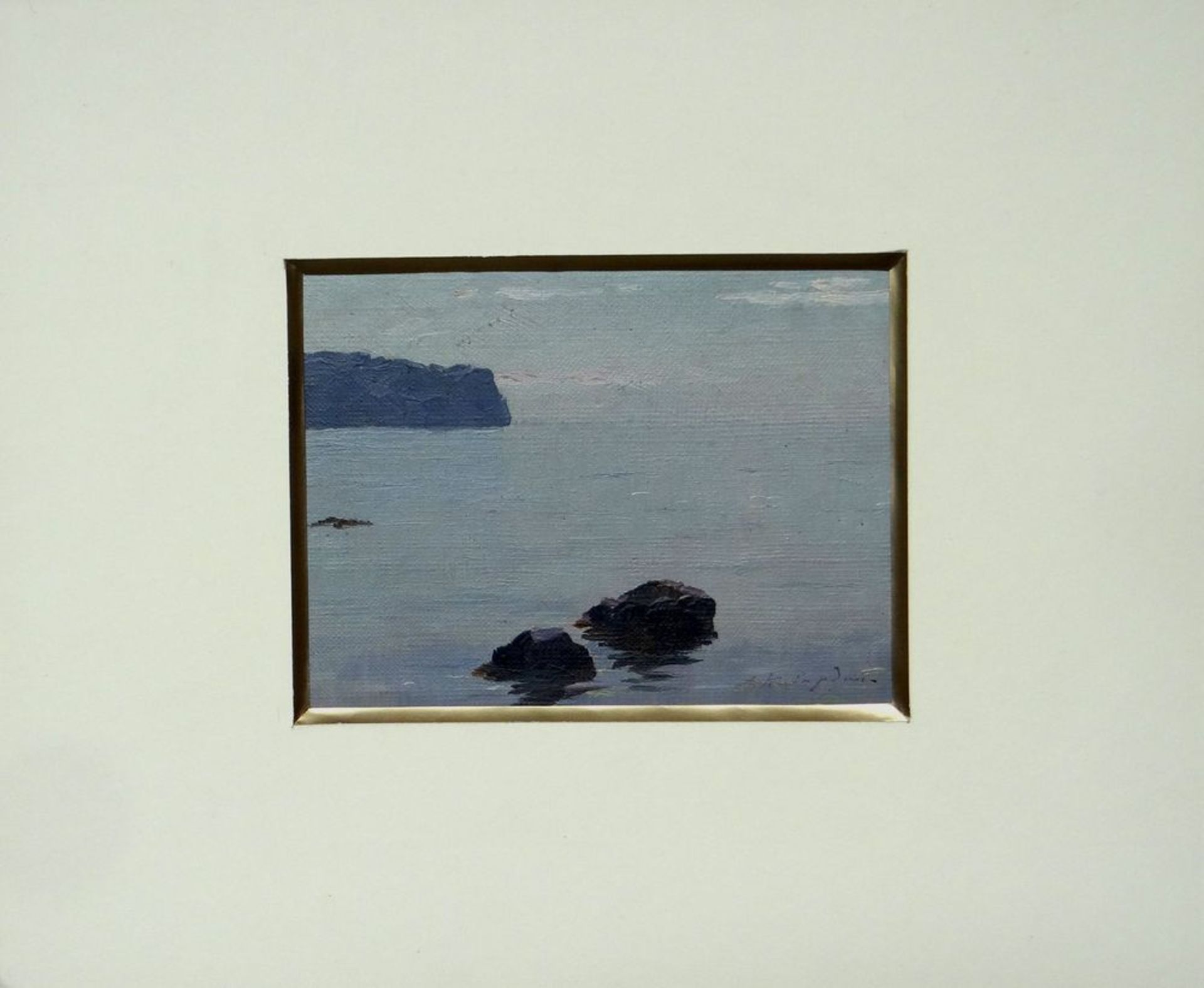 Georgij KIBARDIN (1899-1989), Seascape signed in Cyrillic (lower right) oil on [...] - Bild 2 aus 2