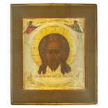 AN ICON «THE HOLY MANDYLION», Vladimir Region, mid-XIX c Wood, gesso, gold leaf, [...]