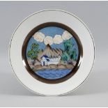 SOVIET PORCELAIN PLATE ‘FAIRY-TALE PALACE’, Designed and painted by N. S. [...]