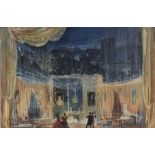 YURI PIMENOV (1903-1977), Marguerita’s reception room. Stage design for The Lady [...]