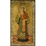 AN ICON «SAINT PETER, METROPOLITAN OF KIEV AND ALL RUSSIA», Central Russia, late [...]