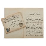 NICHOLAS ROERICH (1874-1947), Three poetry collections: Autograph letter, addressed [...]