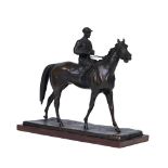 PAOLO TROUBETZKOY (1866-1938), A sculptural composition «Jockey» Model of p. [...]