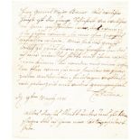 CATHERINE II THE GREAT (1729-1796), Autograph letter signed to General [...]