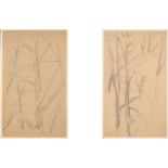LYUBOV POPOVA (1889-1924), Two Studies of Trees annotated with numbers ‘161’ and [...]