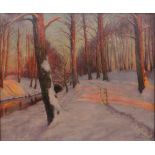 MIKHAIL GERMASHEV (1867-1930), Winter landscape signed ‘Guermacheff’ (lower [...]