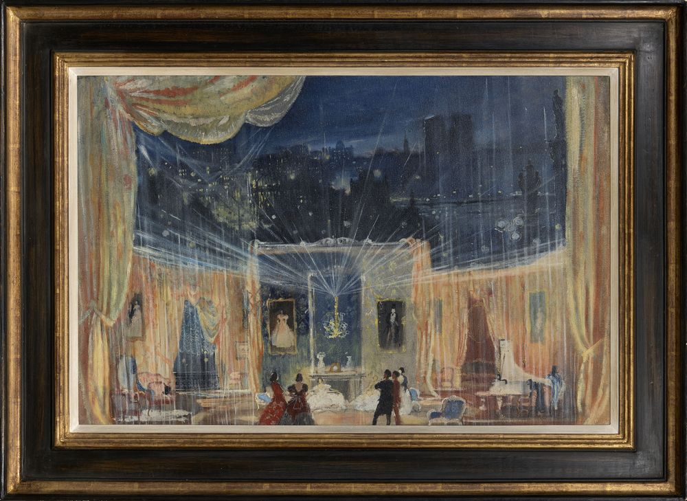 YURI PIMENOV (1903-1977), Marguerita’s reception room. Stage design for The Lady [...] - Image 2 of 2
