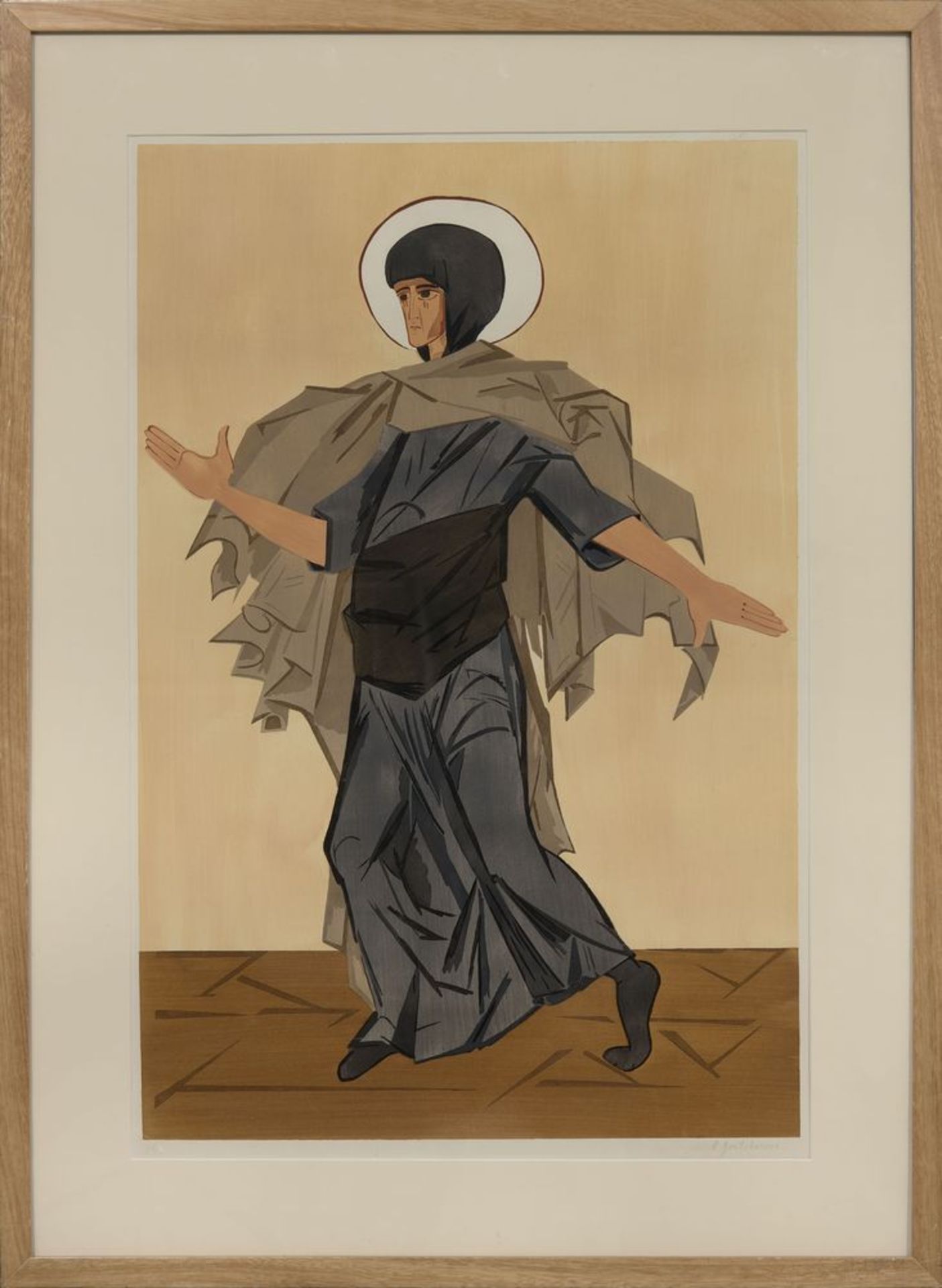 NATALIA GONCHAROVA (1881-1962), Design for the costume of St Anne for Leonid [...] - Bild 2 aus 2