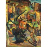 MINNA ALEXANDER, 20TH CENTURY - Untitled (cubist still life) Signed ‘Minna [...]