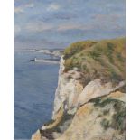 VICTOR VIGNON (1847 – 1909) - Les Falaises Signed ‘Vr. Vignon’ (lower [...]