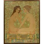 ART DECO. PARIS SCHOOL, STYLE OF GEORGE BARBIER - Oil on canvas 81 x 65 cm - Prix de [...]