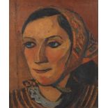 ABRAHAM P HANKINS (1903-1963) - Portrait of a Woman Signed ‘A P Hopkins’ (upper [...]