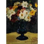 MOSES SOYER (1899-1974) - Floral still life with dasies in a vase Signed ‘M [...]